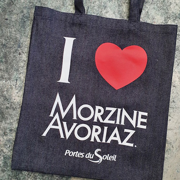 Sac tote bag éco-responsable Morzine Haute Savoie 74