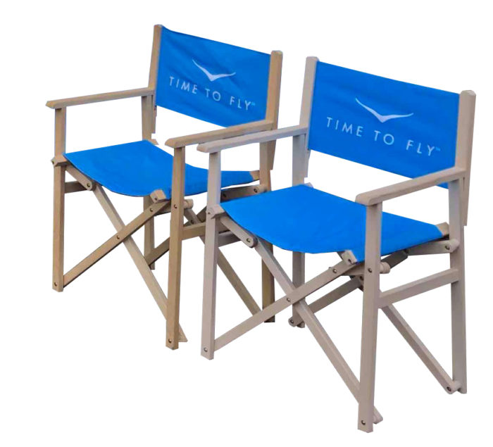 Chaise réalisateur Hoka Détourée