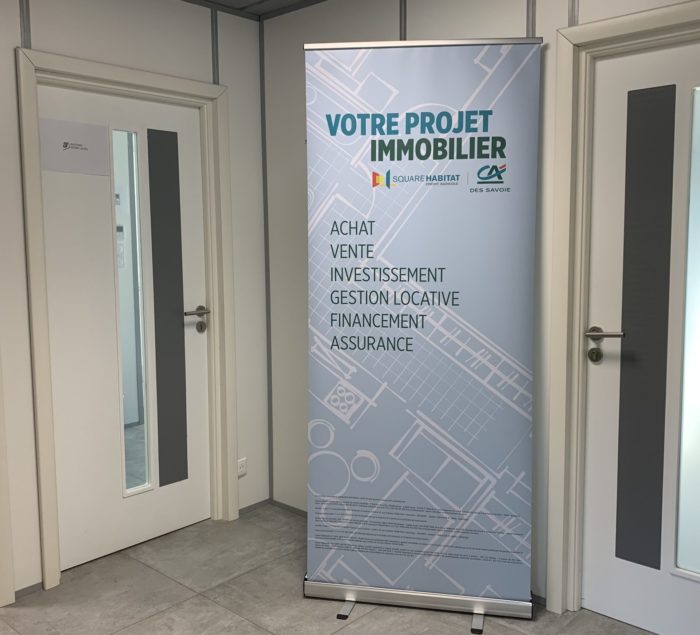 Roll up eco 85 x 200 cm - Credit agricole