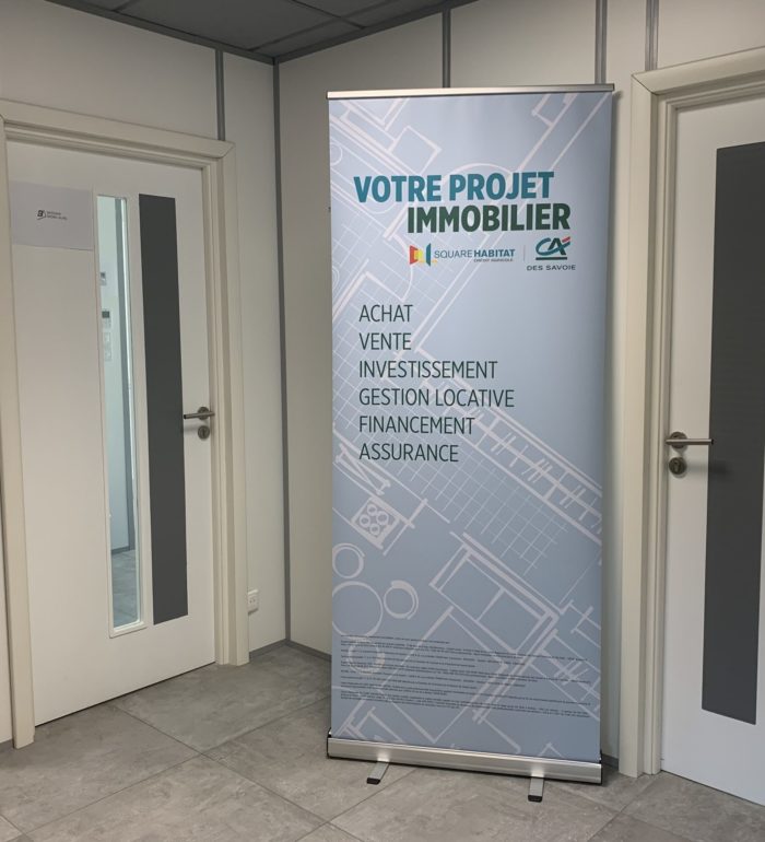 Roll up eco 85 x 200 cm - Credit agricole