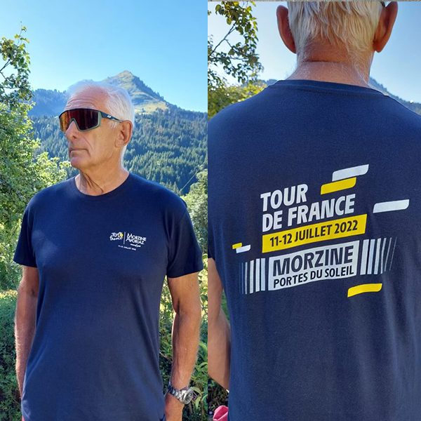 Tee-shirt Serigraphié Tour de France - OT Morzine