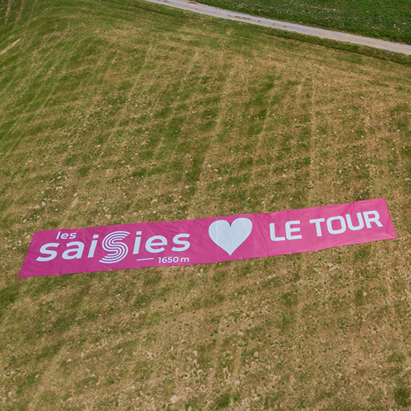 Tifo Maille drapeau TDF - OT Les Saisies