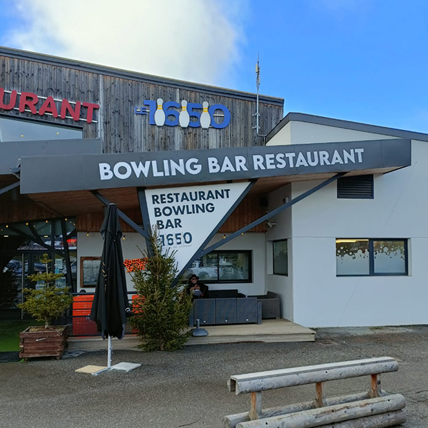 Lettrages adhésifs bowling - OT les Saisies