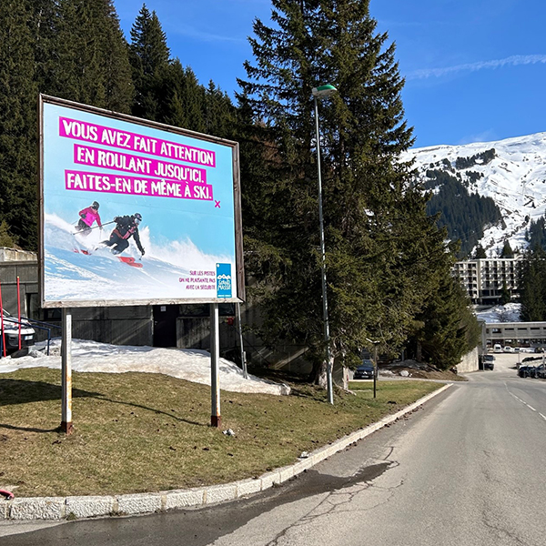 Panneau dibond 390 x 280 cm GMDS Flaine