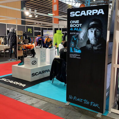 Totem Vector Lumineux stand Scarpa - Plein Nord